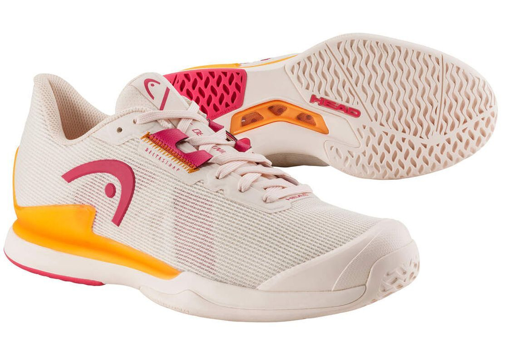 Женские Кроссовки теннисные Head Sprint Pro 3.5 - rose/orange