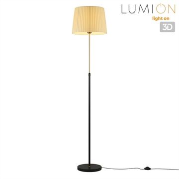 Торшер 1*Е27 8302/1F бронза/черный/бежевый TUNE Lumion