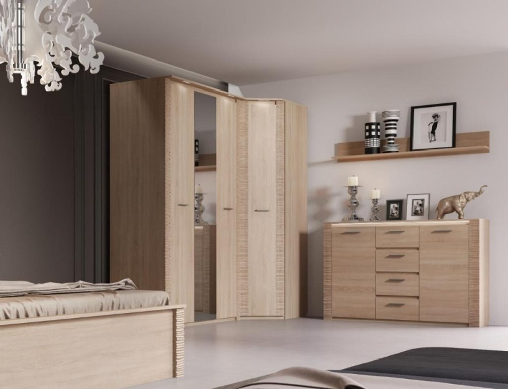 Шкаф 3-дверный "Элана" дуб сонома