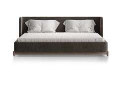 Кровать Basic спальное место 180*200 см (коричневый, рогожка)