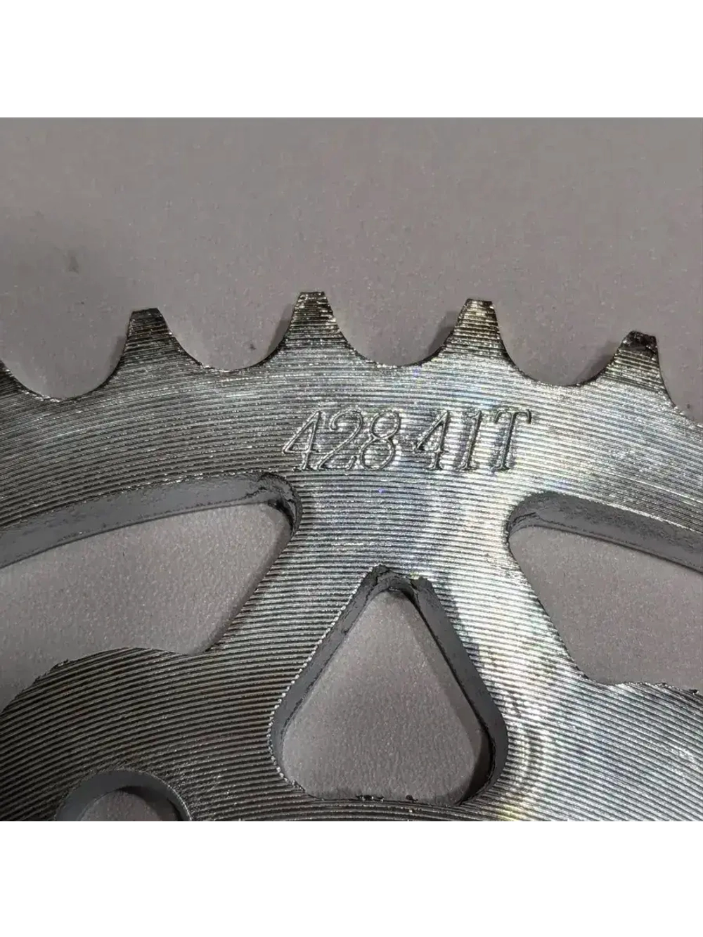 Звезда задняя ведомая для питбайка 428*41 (4x92х76)