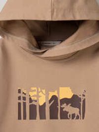 Худи облегченное "Песок" с принтом