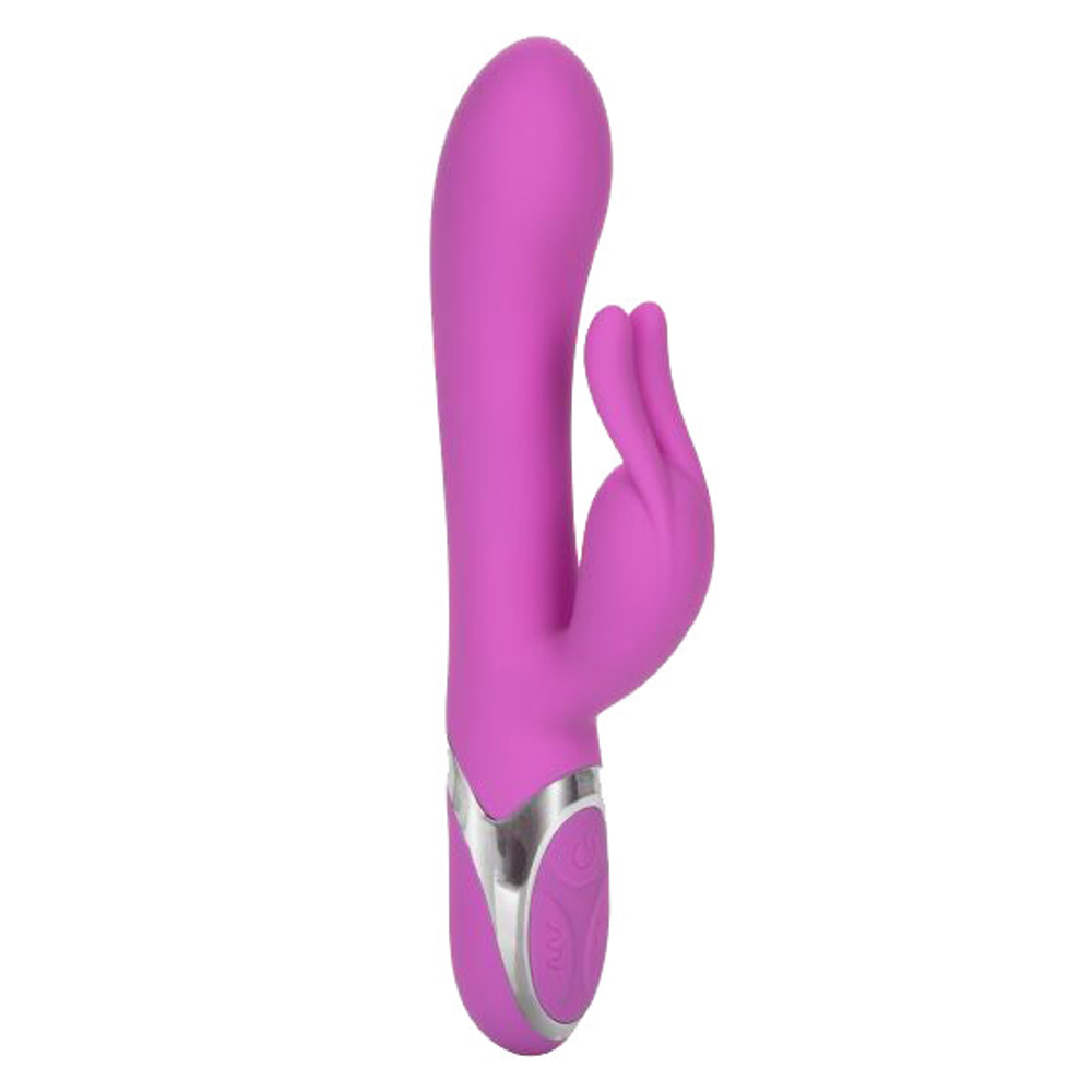 Лиловый вибратор с клиторальным зайчиком California Exotic Novelties Enchanted Bunny SE-0649-15-3