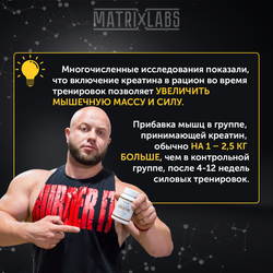 Matrix Labs Creatine 100% Monohydrate (120 капс.) [M]