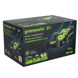 Аккумуляторная газонокосилка Greenworks GD24LM331 (1 x 4 Ач, ЗУ) 2520607UB