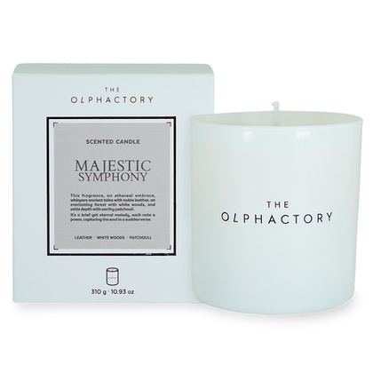 Свеча ароматическая 60ч Ambientair The Olphactory White Insignia Majestic Symphony