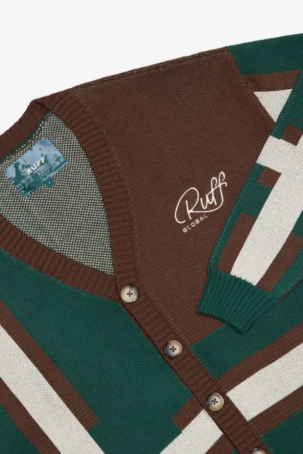 Кардиган Хлопковый зеленый - фото 5