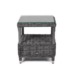 "Форио" столик кофейный из искусственного ротанга, цвет графит