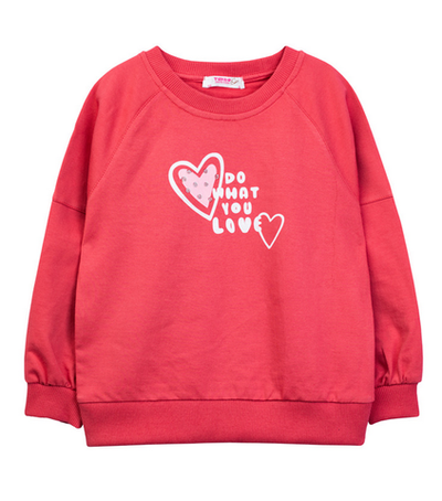 Джемпер д/девочки M1141F-3/6 р.98 коралловый (Такро)