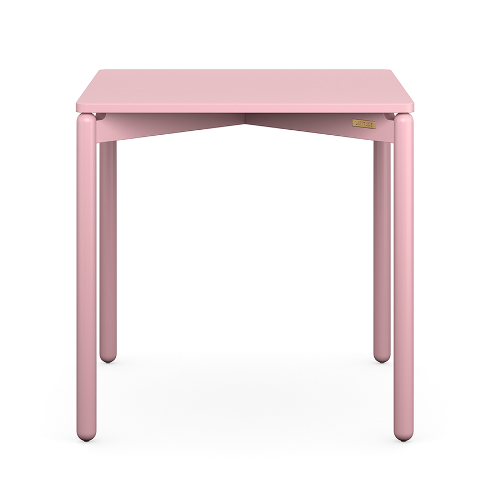 Стол обеденный saga, 75х75 см, розовый