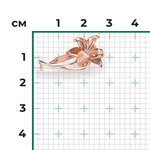 Брошь «Лилия» из красного золота