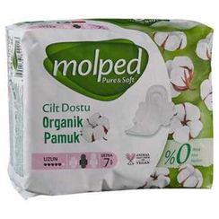 Qadın bezi \ прокладки \ pads    Molped Hijyenik Ped Ultra Pure & Soft Tekli Uzun 7'li