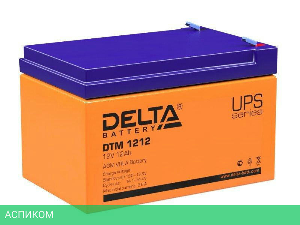 Аккумулятор для ИБП Delta DTM 1212
