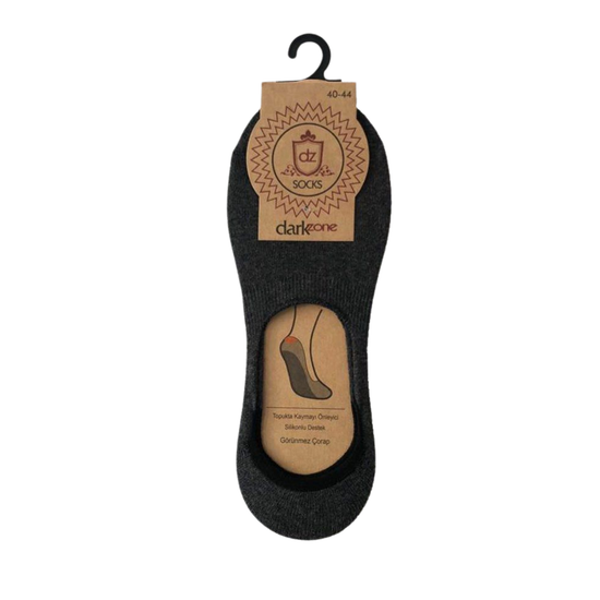 Носки-невидимки мужские темно-серые DARKZONE DZCP0011