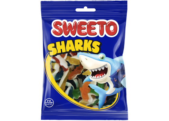 Мармелад SWEETO Акулы 140г*10шт