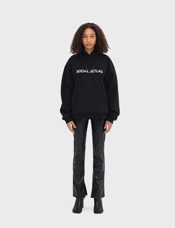 Худи SOCIAL JETLAG SS22 Черный - фото 5