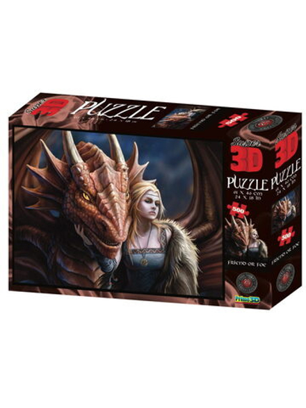 Пазл 3D 500 дет. 61*46см "Друг или враг"