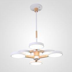 Люстра на штанге Imperiumloft TURNA White TURNA-DBL01