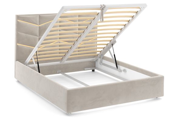Кровать Line Gold 180 с подъемным механизмом - Velutto 17