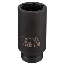 Головка ударная глубокая 27мм 6гр 1/2'' Partner PA-4458527