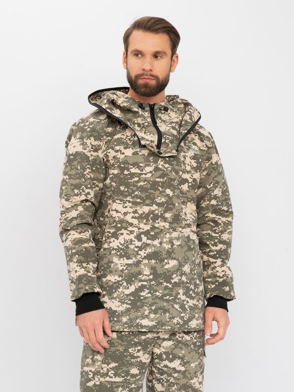 Костюм летний Антигнус-Эконом ткань Смесовая Рип-Стоп цвет 128/2 (светлый пиксель)