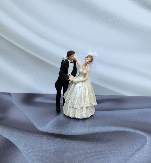 Свадебные фигурки "Жених и невеста" на торт
