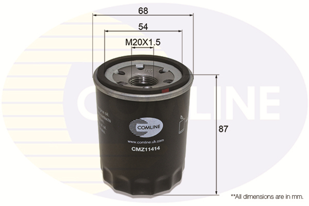 COMLINE - CMZ11414-CML - Oil Filter