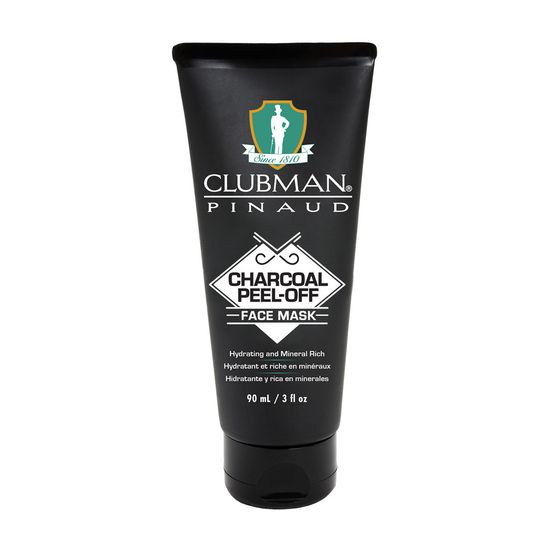 Очищающая черная маска для лица Clubman, Charcoal Peel-Off Face Mask, 90 мл