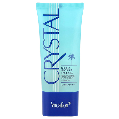 Vacation, Crystal Невидимый солнцезащитный гель для лица, SPF 50, 50 мл (1,7 жидк. унции)