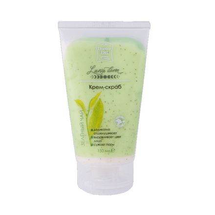 Крем-скраб  "Зеленый чай" с полирующим эффектом