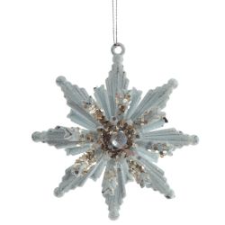 GAEM Украшение новогоднее "Снежинка", L11 W3,5 H11,5 см