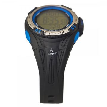 Водонепроницаемые мужские часы глубиномеры для дайвинга Sargan Вектор 100М Blue Синий