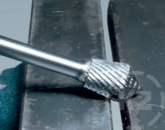 Комбинированная борфреза Karnasch конус 90° + угол