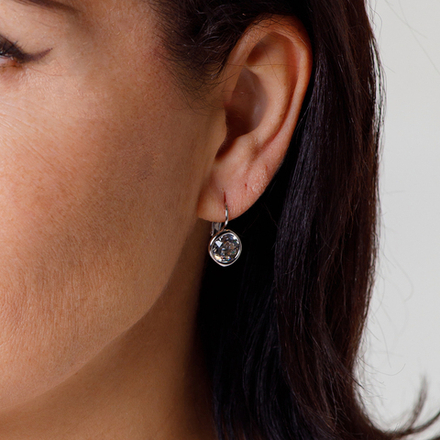 Серьги Fiore Luna Crystal A1911.M1 BW/S