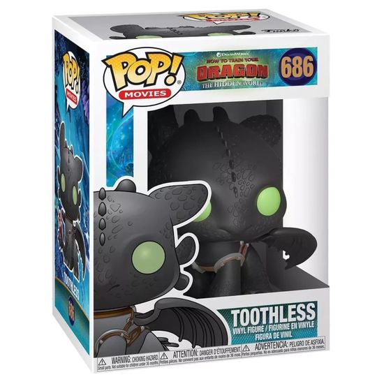 Фигурка Funko POP! Movies How to Train Your Dragon 3 Toothless (686) 36355 / Фигурка Фанко ПОП! по мотивам мультфильма "Как приручить дракона 3", Беззубик
