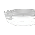 Контейнер воздухонепр. круглый прозрачный 1350 мл.