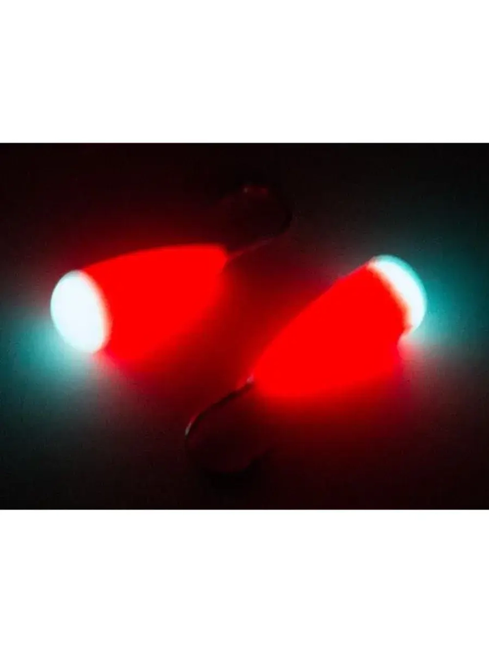 Мормышка Конус свечение Красное + Желтое MOK510RY 10шт/уп