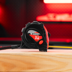 Рулетка Status Magnet 3 fixations,3 м х 16 мм,обрезиненный корпус,зацеп с магнитом Matrix