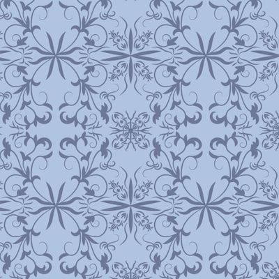Blue damask