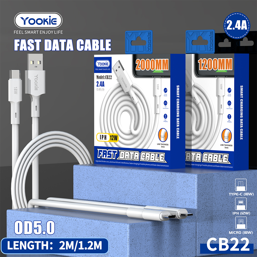 Кабель Yookie CB22-2M USB - Type C