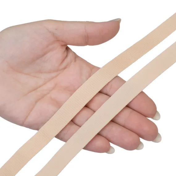 Резинка бретелечная бежевая 15 мм (цв. 126), 640/15