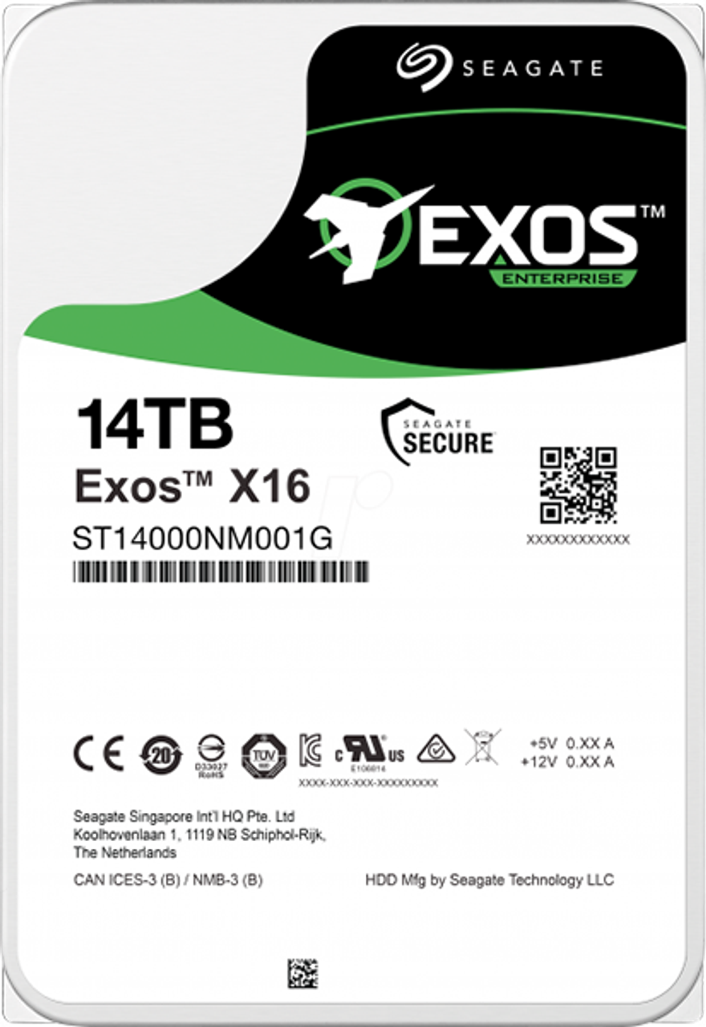 Жесткий диск 14TB SATA 6Gb/s Seagate ST14000NM001G