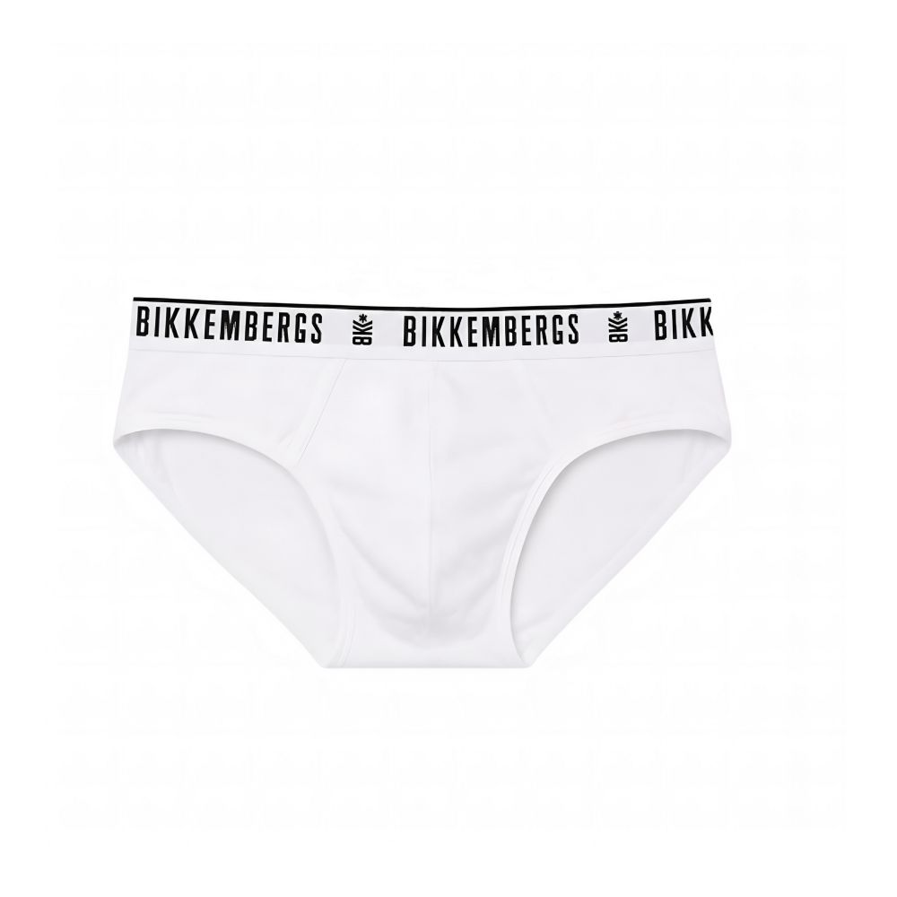 Набор мужских трусов брифов 2в1 (черные, белые) Bikkembergs BKK42USP19BI