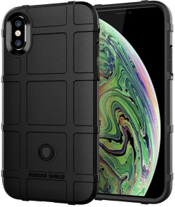 Чехол для iPhone XS Max цвет Black (черный), серия Armor от Caseport