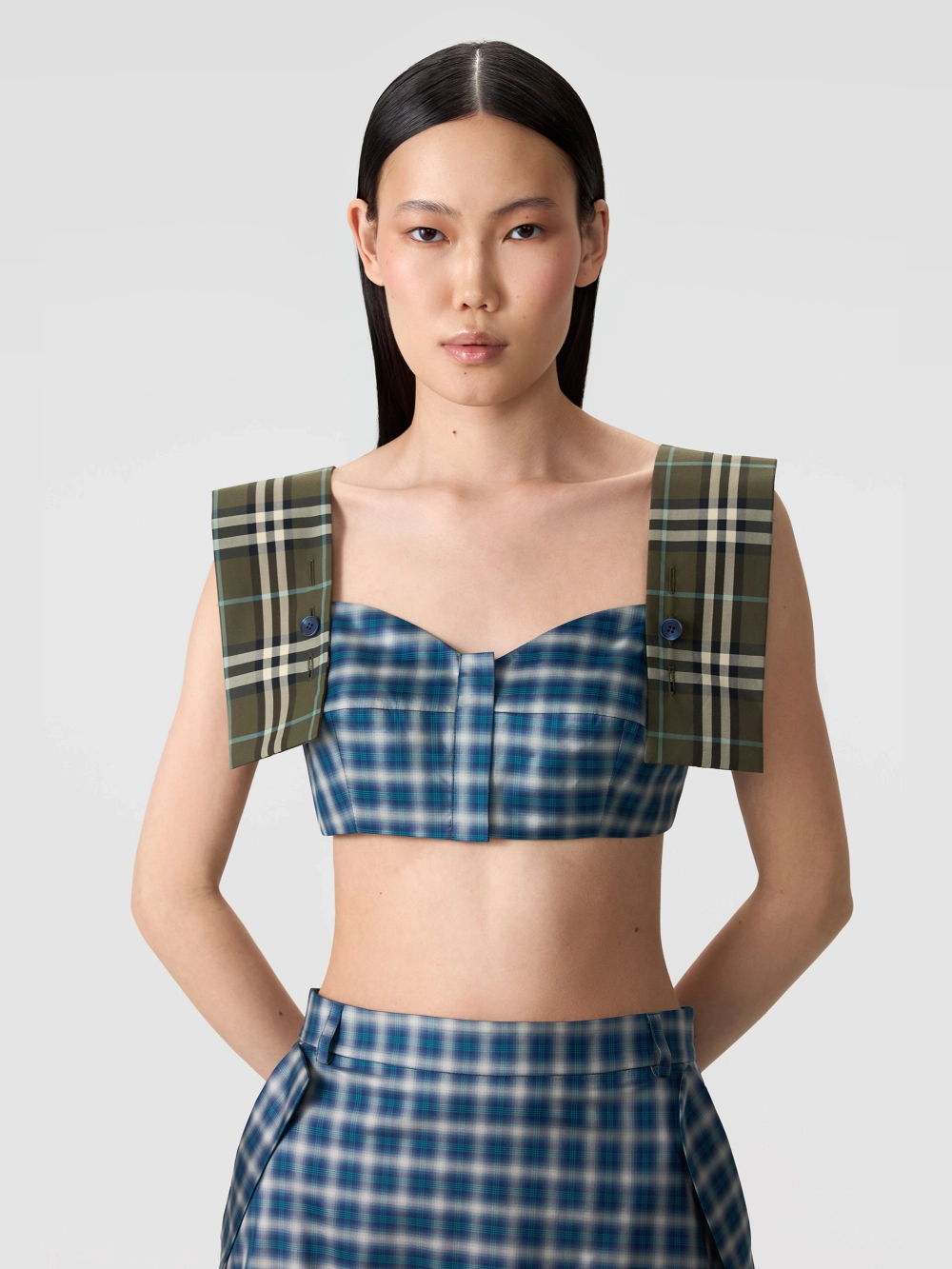 Кроп-топ с двойными лямками OLA OLA