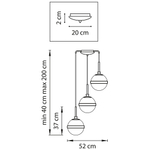 Подвесной светильник Globo Lightstar 813137