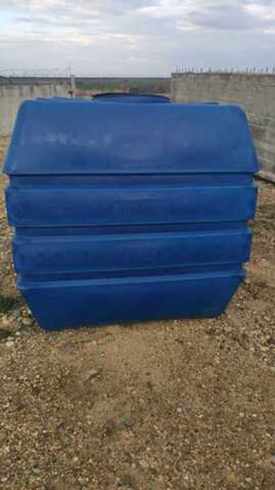 Ёмкость пластиковая пищевая АКПОЛ 1100 л. прямоугольная (138x70x138см;45кг;синий) - арт.555012.2