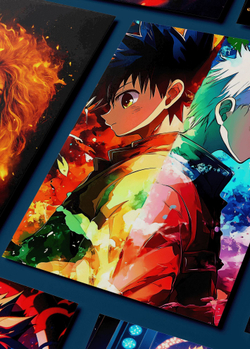 Картина на стену на металле от MetallSubArt "Хантер х Хантер"