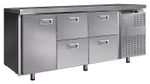 Стол морозильный Finist НХС-600-1/4 (боковой холодильный агрегат)