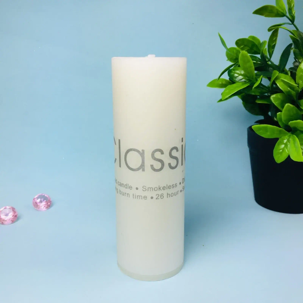 Свеча «Classic» 5*15см цвет белый ZD-004